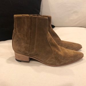 Billy Reid Suede Miranda Bootie - Brown - 7.5